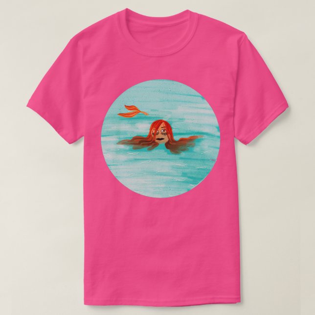 T-shirt Peekaboo Mermaid (Design devant)