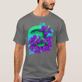 T-shirt PeekABoo vert et violet