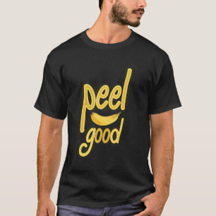 T-shirt Peel Good Women Banana Jaune Fruit Love 1