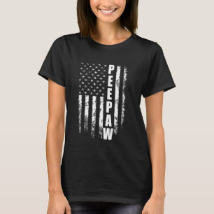 T-shirt Peepaw American Flag 4 juillet Noël Vintage