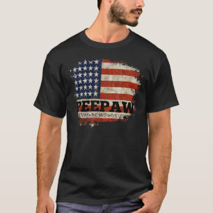 T-shirt Peepaw L'Homme Le Mythe La Légende Nous Fête des p
