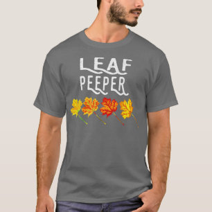 T-shirt Peeper à feuilles Automne Peeping Fall FoliageT-Sh