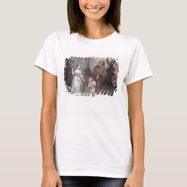 T-shirt Peg Woffington comme Rosalind avec Celia et Touchs (Devant)