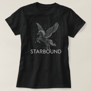 T-shirt Pégase céleste éthéré - "Lié aux étoiles" Cosmique