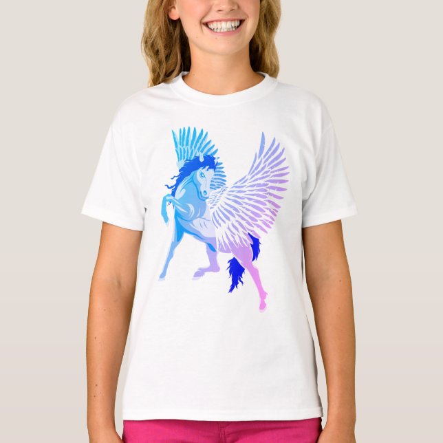T-shirt Pégase mythologie grecque Cheval ailé (Devant)