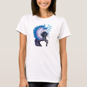 T-shirt Pegasus à ailes par bleu