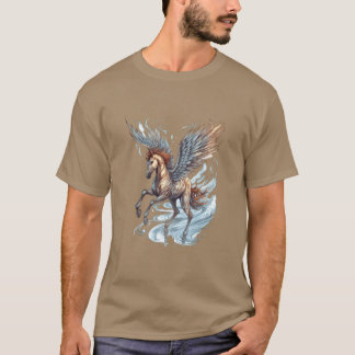 T-shirt Pegasus Cheval ailé Chevaux Mythologie Imaginaire 