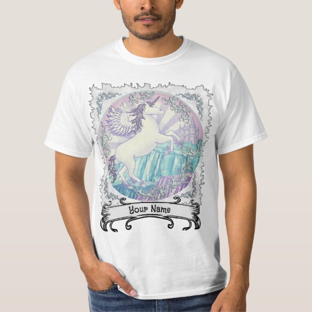 T-shirt Pegasus de montagne de cristal  (Devant)