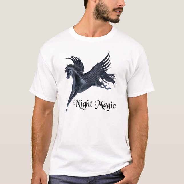T-shirt Pegasus noir (Devant)
