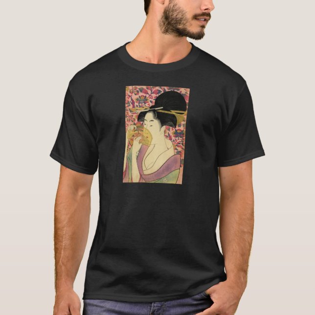 T-shirt Peigne d'Utamaro Kitagawa Kushi (Devant)