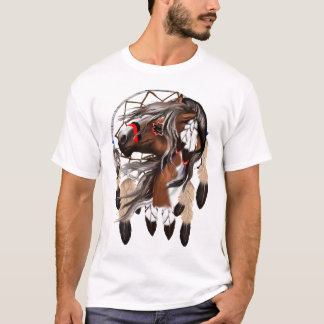 T-shirt Peignez la chemise de Dreamcatcher de cheval