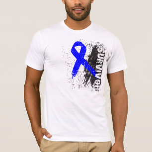 T-shirt Peignez la conception d'éclaboussure - survivant