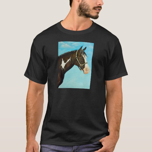 T-shirt Peignez le cheval (Devant)