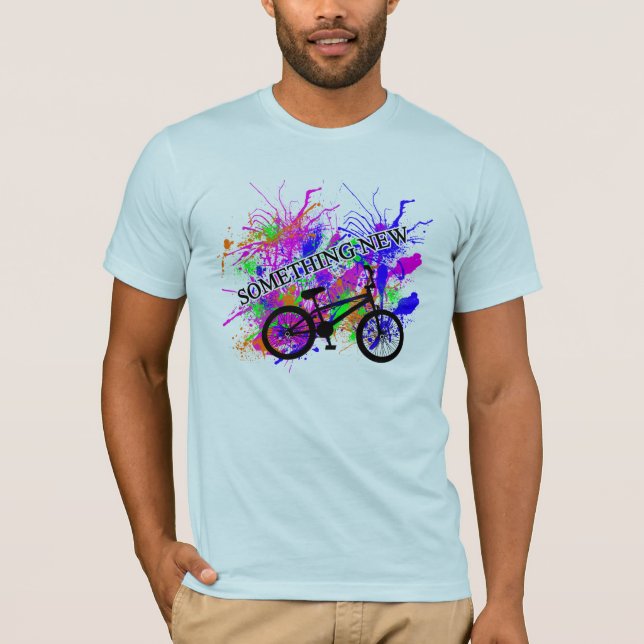 T-shirt Peignez l'éclaboussure BMX (Devant)