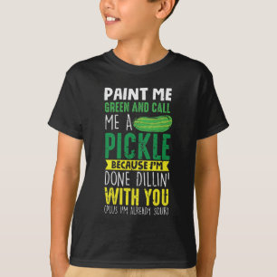 T-shirt Peignez-moi le vert et appelez-moi un chou