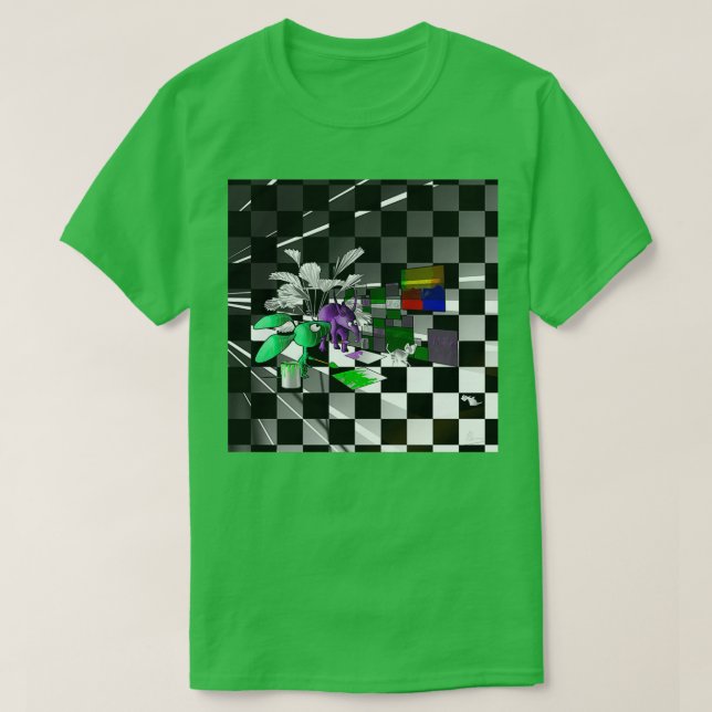 T-shirt Peindre un mur (Design devant)