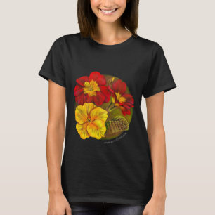 T-shirt peint de beaux-arts de primevère de