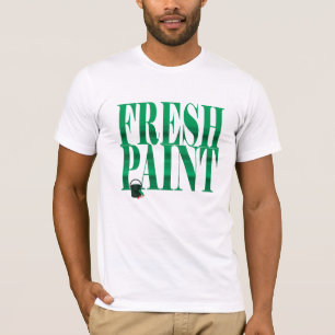 T-shirt peint frais