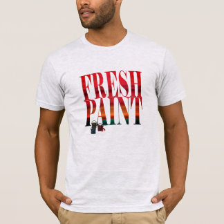 T-shirt peint frais