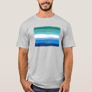 T-Shirt peinte de Fierté Gay Masculine