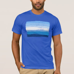 T-Shirt peinte de Fierté Gay Masculine