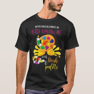 T-shirt Peintre à la retraite Artiste retraite femme cadea