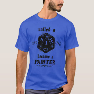 T-shirt Peintre à rouleaux malchanceux