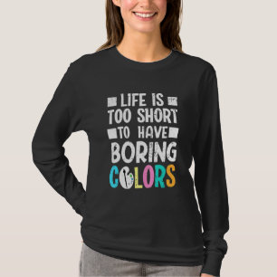 T-shirt Peintre Artiste Artiste Mélange Table Peinture Bru