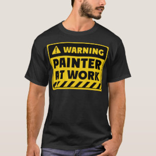 T-shirt Peintre au travail