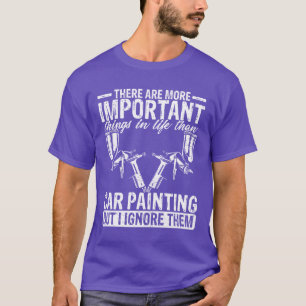 T-shirt Peintre automobile pour voiture, pulvérisateur de
