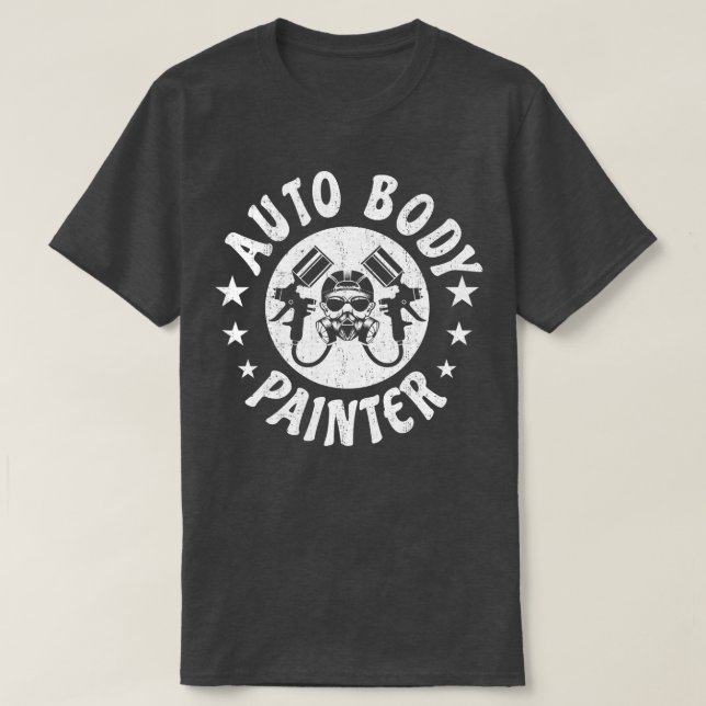 T-shirt Peintre de carrosserie Auto Peinture de voiture Sp (Design devant)