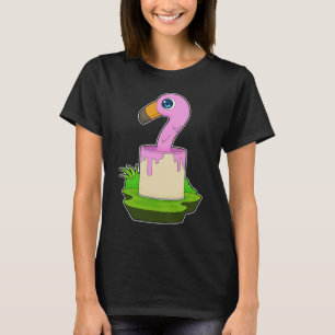 T-shirt Peintre Flamant rose Peinture seau Peinture