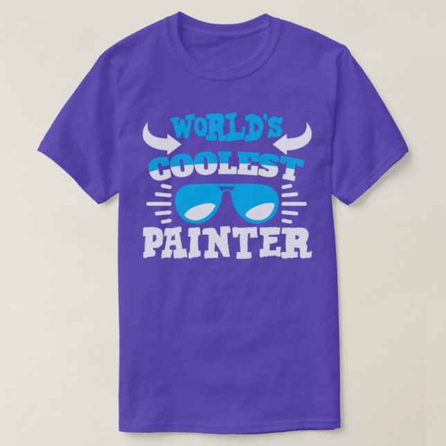 T-shirt Peintre le plus froid des mondes (Design devant)