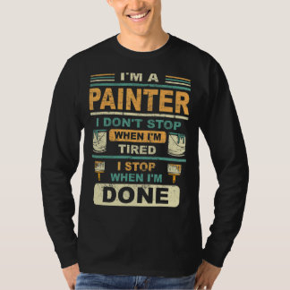 T-shirt Peintre maître peintre artisan plâtrier peinture