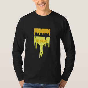 T-shirt Peintre Ne Dit Pas De Déchets Avec Brosse À Peintu