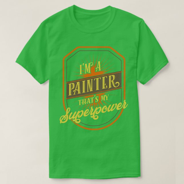 T-shirt Peintre Peinture (Design devant)