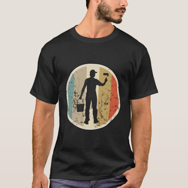 T-shirt Peintre Peinture Artisanat Ual Work Isan (Devant)