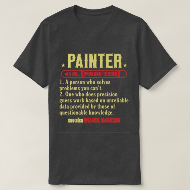 T-shirt Peintre Union Maison Peintre2 (Design devant)