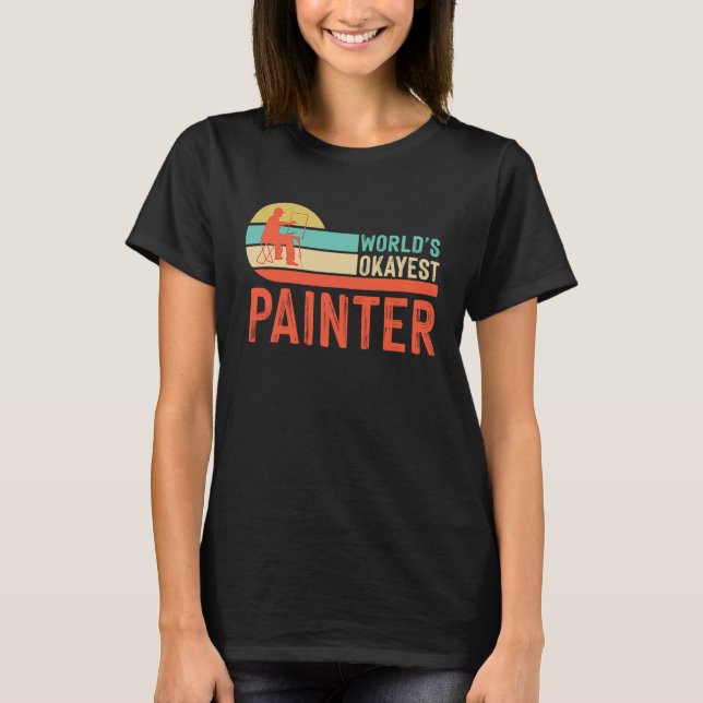 T-shirt Peintre Varnisher et artistes de l'art 45 (Devant)