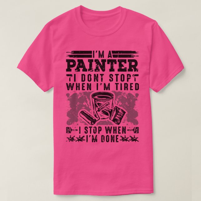 T-shirt Peintres blancs (Design devant)