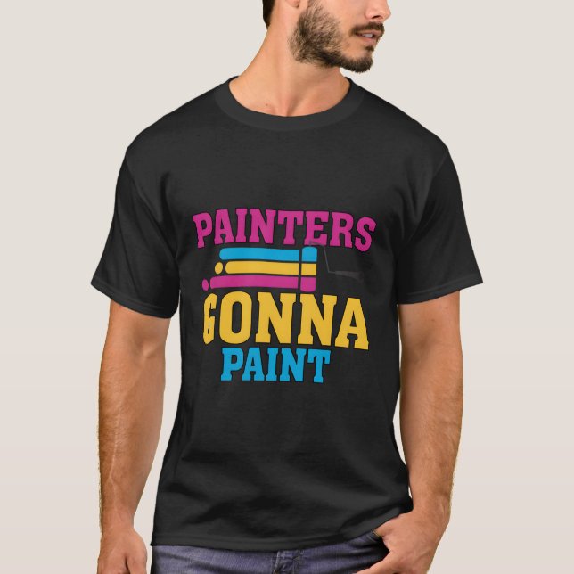 T-shirt Peintres Gonna Peinture Peintre Peintre (Devant)