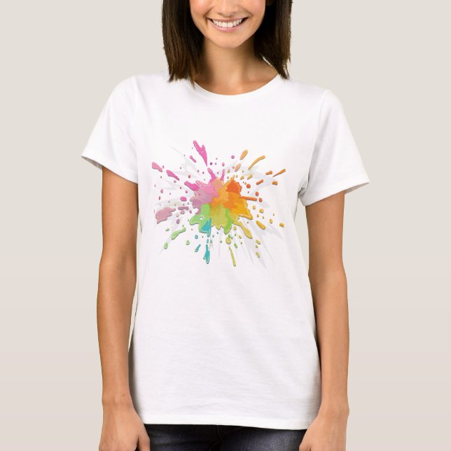 T-shirt peinture (Devant)