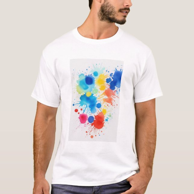 T-shirt peinture (Devant)
