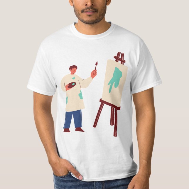T-shirt peinture (Devant)