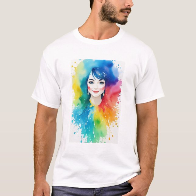 T-shirt peinture #20 (Devant)