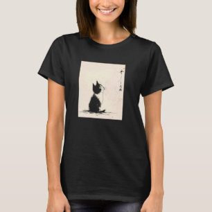 T-shirt Peinture à l'encre de style japonais Vêtements d'a