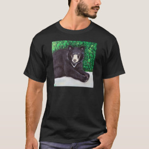 T-shirt Peinture à l'ours noir