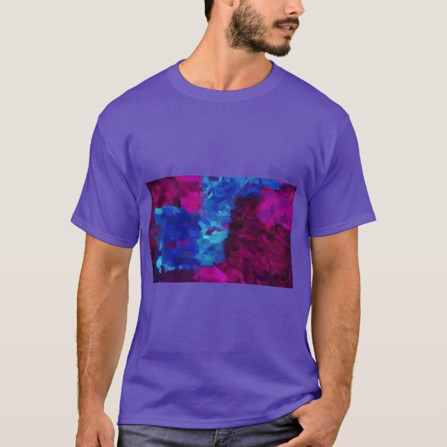 T-shirt Peinture Abstraite | Art Abstrait (Devant)