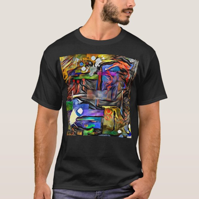 T-shirt  Peinture abstraite moderne (Devant)