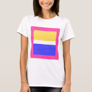 T-shirt peinture abstraite moderne
